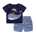 Relaxed and Comfortable Baby Boy Shirt and Shorts Set