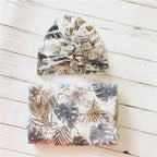 Baby Swaddle Blanket & Matching Headscarf Set