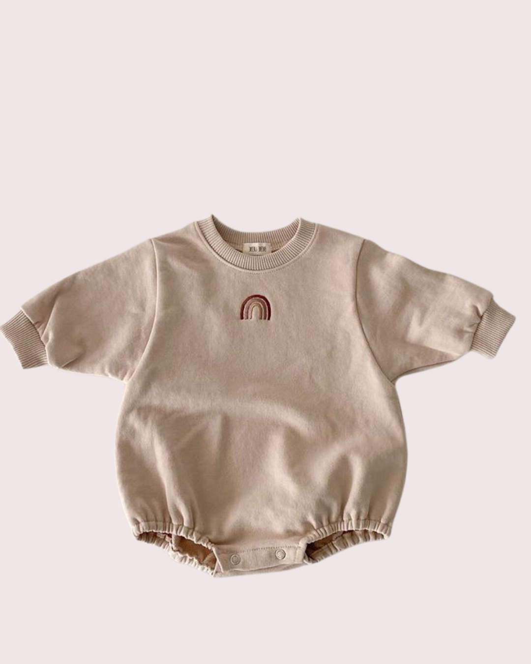 Soft Baby Romper – Rainbow Design