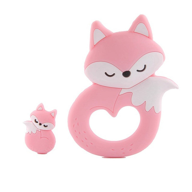 Baby Pacifier Clip & Silicone Teether Chain – Gentle Molar Relief